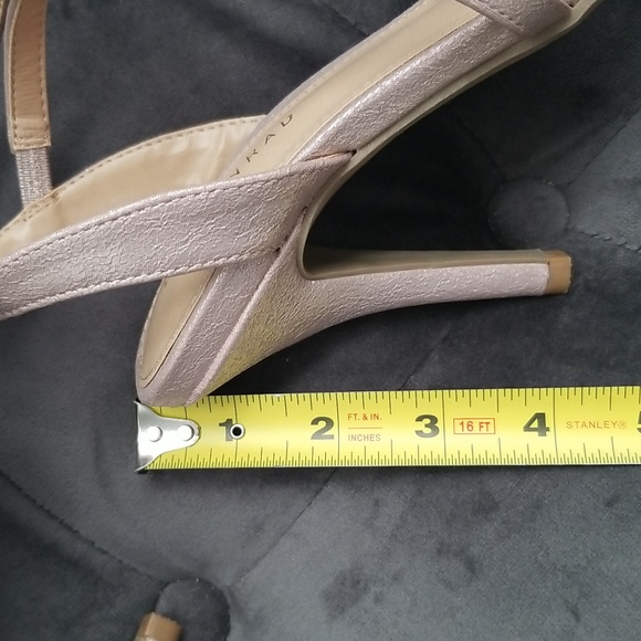 LC Lauren Conrad Light Champagne Rose Pink Dressed Sandals 6M NWOT - Picture 4 of 11